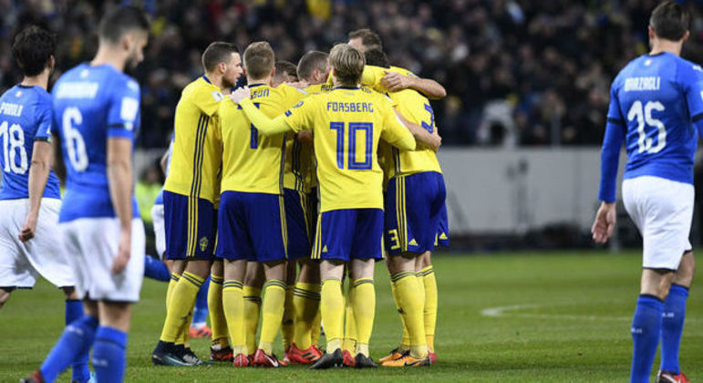 Suécia 1 X 0 Itália, em Novembro de 2017