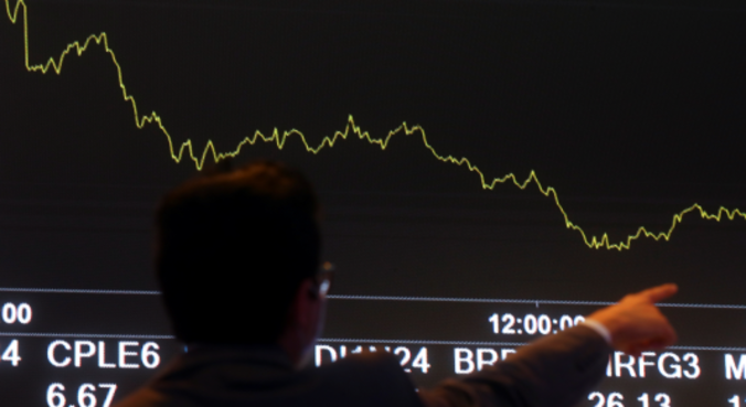 Movimentação do principal índice de ações da B3, Bolsa brasileira