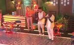 Peão também tem samba no pé! Babi, Iran e André mostraram que entendem do babado ao sambarem muito, embalados por grandes sucessos do pagode