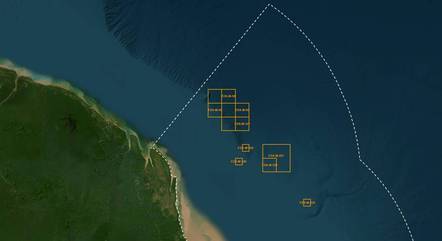 Local onde a Petrobras pretende explorar petróleo