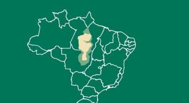 Bacia do Xingu, no Pará e Mato Grosso (trecho em amarelo corresponde às áreas protegidas)