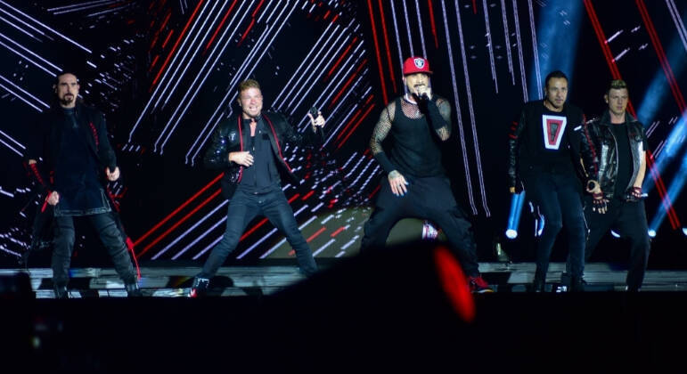 Backstreet Boys fazem show em São Paulo