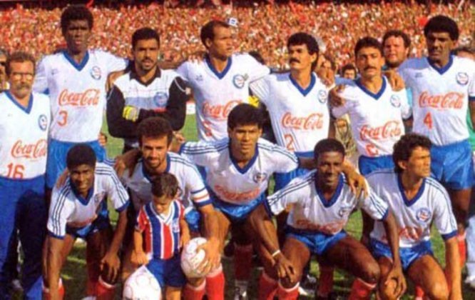 Bahia (2 títulos) - Taça Brasil: 1959 - Campeonato Brasileiro: 1988 (foto).