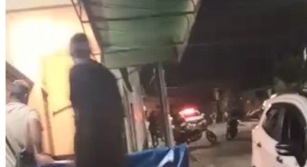 Vídeo mostra confronto com a polícia