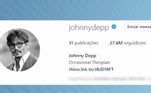 ''Eu até mandei uma mensagem para a conta oficial dele [Johnny Depp] mostrando o que estava acontecendo desse suposto Johnny. Também cheguei a denunciar, e aí essa conta que entrou em contato comigo desapareceu das redes sociais'', relatou Jéssica, que também é fã do ator.