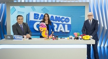 "Balanço Geral", com Gottino, Fabíola e Lombardi, é um dos sucessos da Record TV