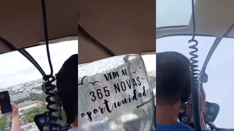 Durante a viagem, Letícia enviou vídeos e fotos para o namorado, mostrando como a visão dos tripulantes estava limitada pela forte neblina. As últimas mensagens informavam que o piloto teria decolado novamente após o pouso. Porém, ainda não se sabe o novo destino da aeronave