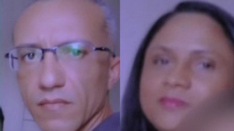 Homem em fuga incendeia o próprio carro após matar a esposa (Reprodução/RECORD)