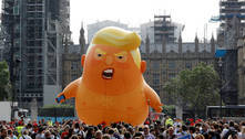 Balão gigante de Trump bebê é doado ao Museu de Londres