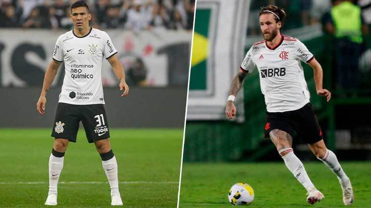 Balbuena (Corinthians) x Léo Pereira (Flamengo)