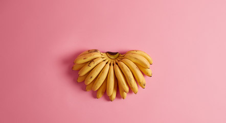 Banana é uma das principais fontes de potássio