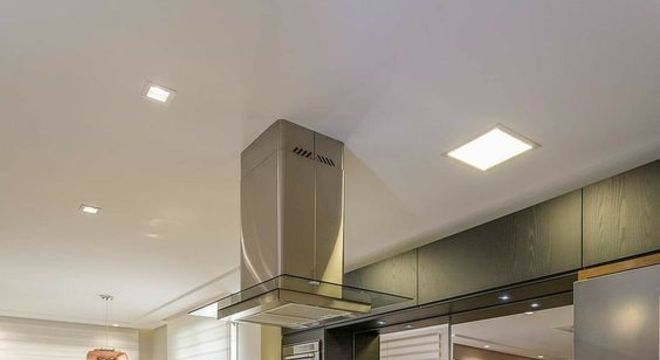 bancada de porcelanato - bancada com ilha de coifa 