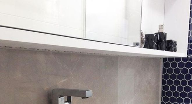 bancada de porcelanato - pia e cuba de porcelanato 