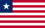 Vamos começar com a bandeira nacional do país, que lembra bastante a dos Estados Unidos, uma vez que o país foi fundado em 1847, por integrantes de um assentamento da American Colonization Society (a maioria deles, vindos dos Estados Unidos), um grupo que acreditava que negros tinham melhores possibilidades de vida na África e não América