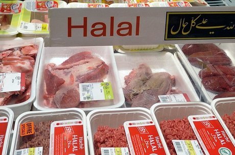 A carne halal segue as regras de abate do Islã