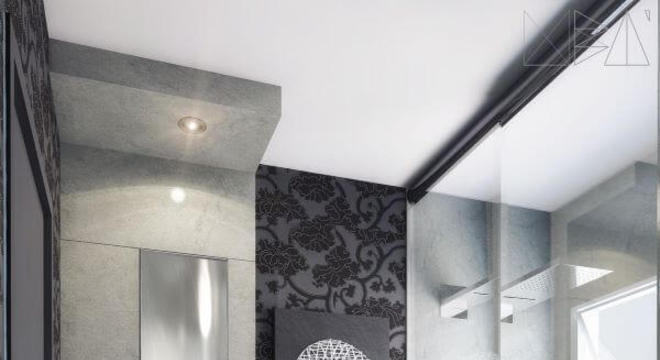 Banheiro com ardósia