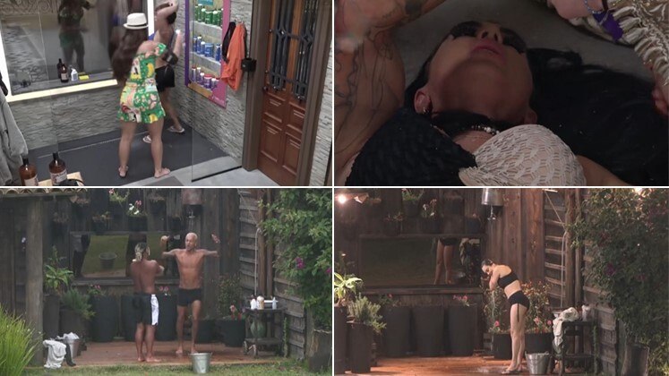 Quem diria que o rotineiro hábito de tomar banho renderia tanto em A Fazenda 15! Debaixo do chuveiro, a peãozada protagonizou momentos dignos de meme ao encarar água fria, tretas líquidas e até tombos. Relembre as melhores cenas 