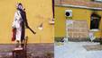 Grafite feito por Banksy em muro é roubado, e polícia consegue recuperar a obra (Andrii Nebytovvia Telegram/Divulgação via Reuters)