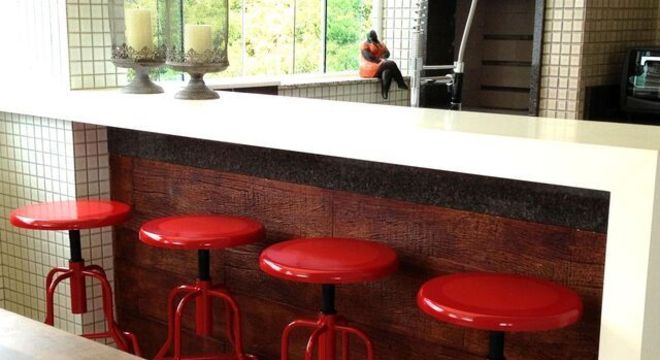 banquetas - banquetas vermelhas 