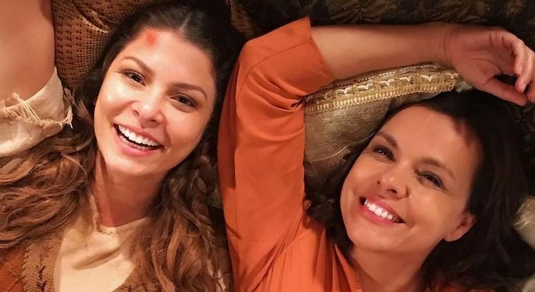 Amigas de longa data, Marcella e Bárbara trabalharam juntas na novela Jesus, da Record TV