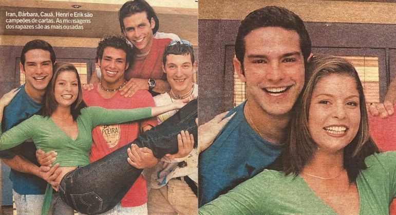 Bárbara Borges publica foto antiga com Iran Malfitano