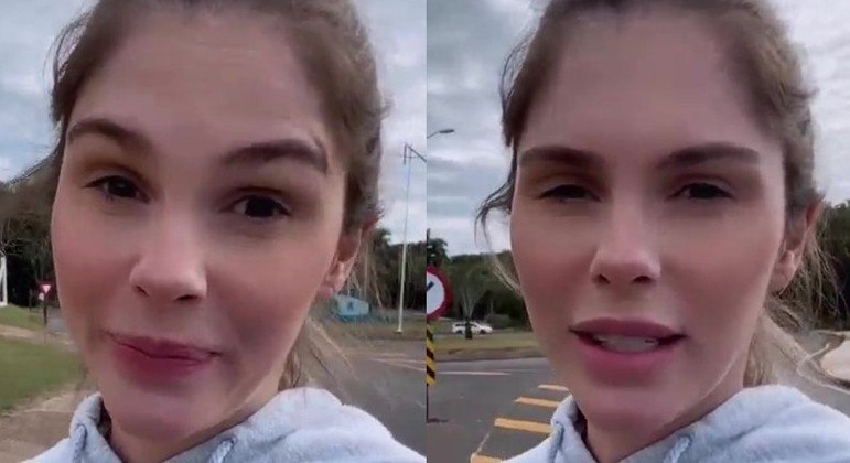 Bárbara Evans falou sobre sua perda de peso enquanto fazia caminhada