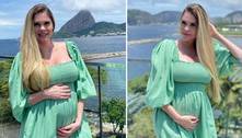 Bárbara Evans é criticada por aumento de peso na gravidez 