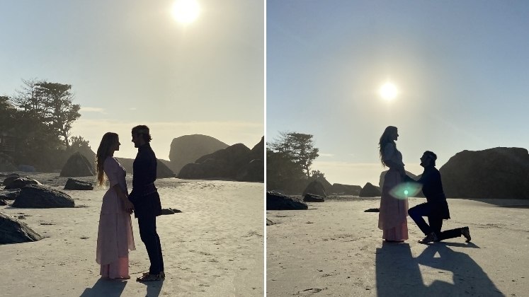 Olha esse visual!
Guilherme Dellorto e Barbara França deram um gostinho do que vem pela frente e
o que o público pode esperar de Salomão e Abisague nesse cartão-postal do Rio de
Janeiro. O protagonista da série contou como foi gravar as cenas do casal na
locação:

