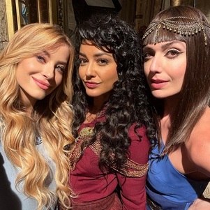 Bárbara França, Ingrid Conte e Priscila Ubba do elenco de "Reis"