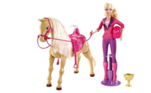 7. Amazona Que a Barbie é amiga dos animais, não é segredo. Com o cavalo, em especial, essa boa relação é mais profissional: ela é amazona. Ou seja, não apenas monta a cavalo, pratica hipismo (competição de velocidade e adestramento)