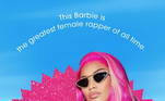 Os fãs de Nicki Minaj são chamados de Barbz, o que já torna óbvio que a rapper também ganharia um pôster só seu. 'A maior rapper de todos os tempos', diz a frase
