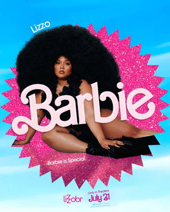 A cantora Lizzo foi elogiada por internautas como uma das versões da Barbie