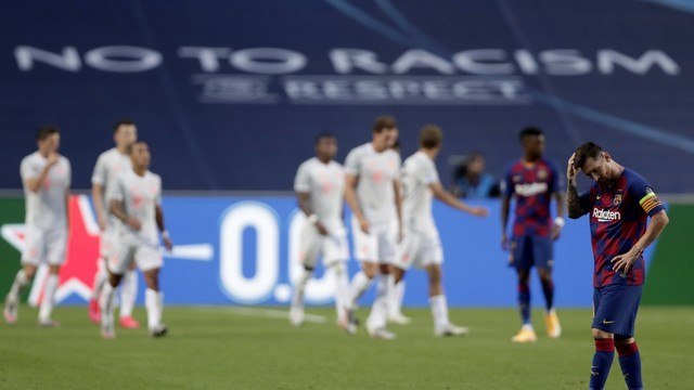 Barcelona humilhado pelo Bayer. 8 a 2. Messi em um time fraco. E com técnico ruim