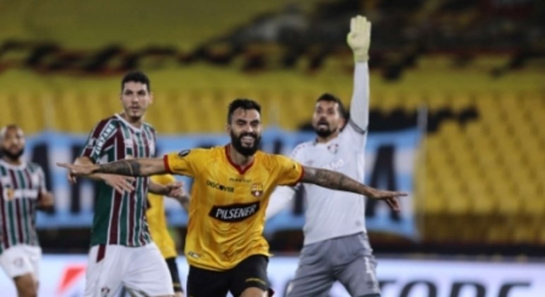 Barcelona de Guayaquil x Fluminense - Marcos Felipe e Nino