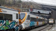 Trens batem em estação perto de Barcelona, na Espanha, e deixam ao menos 155 feridos