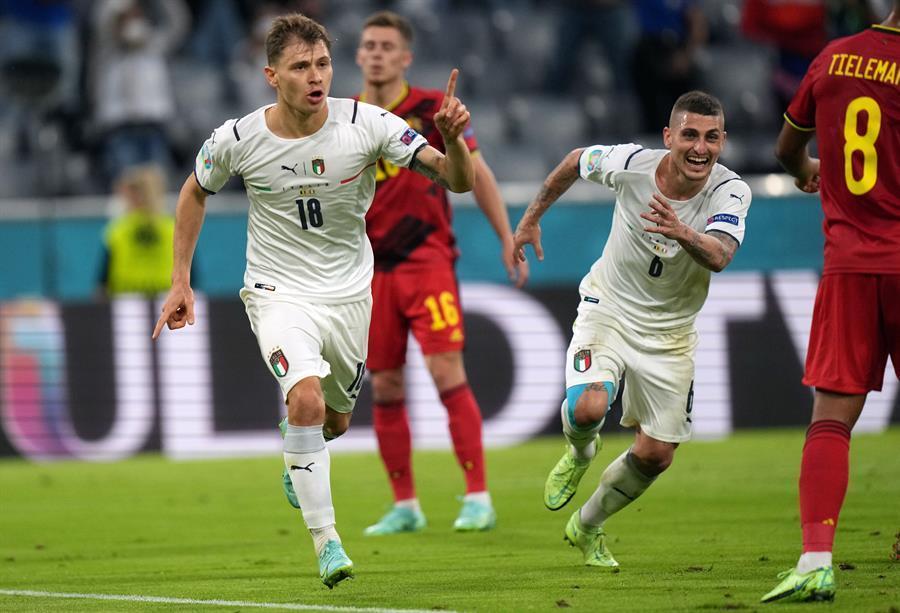 Italia venció 2-1 a Bélgica para avanzar a la semifinal de la Eurocopa ante España – fotos