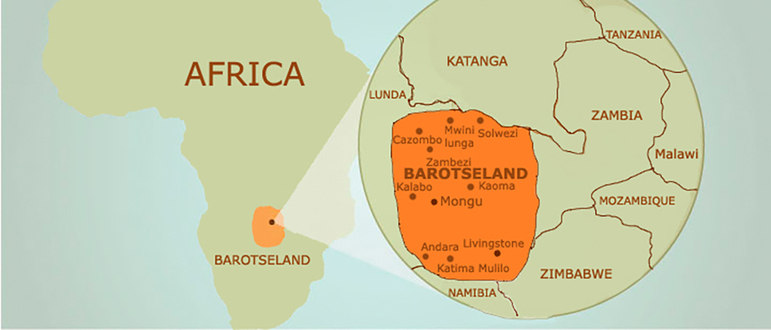 Barotselândia - Oficialmente pertence à Zâmbia, no Sul da África. 