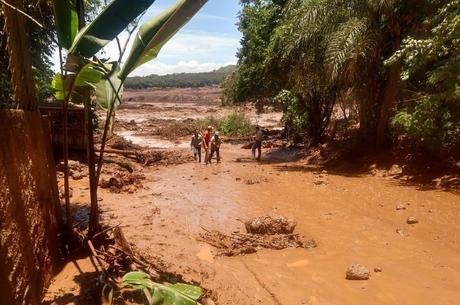 Lama atingiu a cidade de Brumadinho 