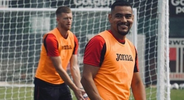 Barreto em atividade pelo RWD Molenbeek, da Bélgica