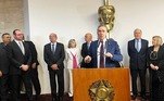 Presidente do Supremo Tribunal Federal (STF), ministro Luís Roberto Barroso faz declaração na abertura da exposição “Após 8 de janeiro: Reconstrução, memória e democracia”