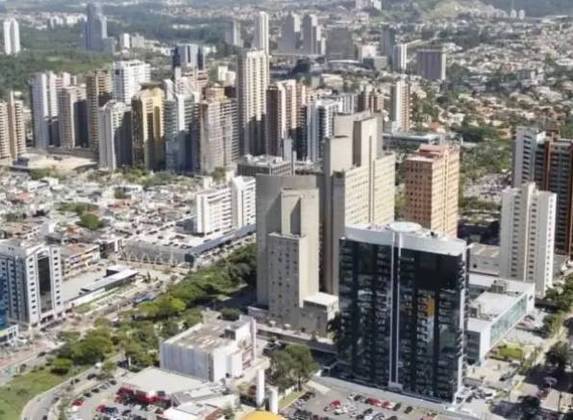 Vista aérea de Barueri, na Grande São Paulo