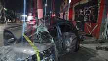 SP: PM morre após invadir salão de beleza em acidente com carro