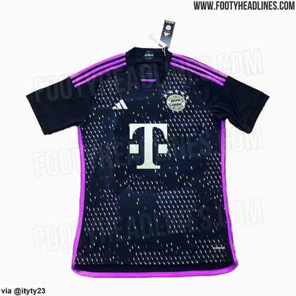 Bayern de Munique: camisa 2 (vazada na internet) / fornecedora: Adidas