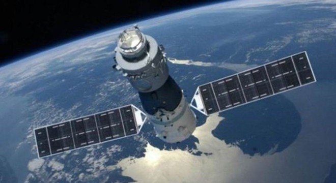 Outra imagem da Tiangong-1: a estação espacial estava desocupada desde 2013 e sem funcionar desde março de 2016 