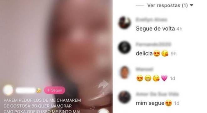 Meninas usam a própria plataforma para denunciar presença de 'pedófilos'