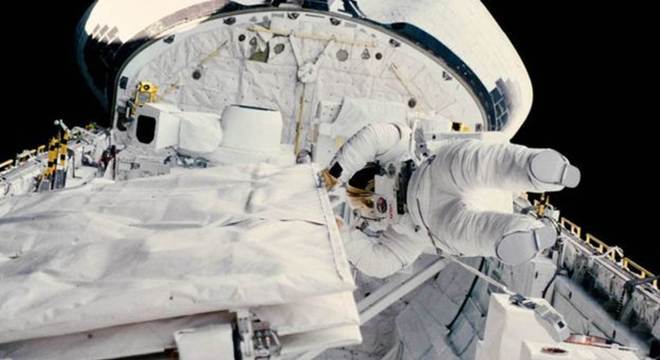 Sullivan aparece em missão a bordo do ônibus espacial Challenger em 1984