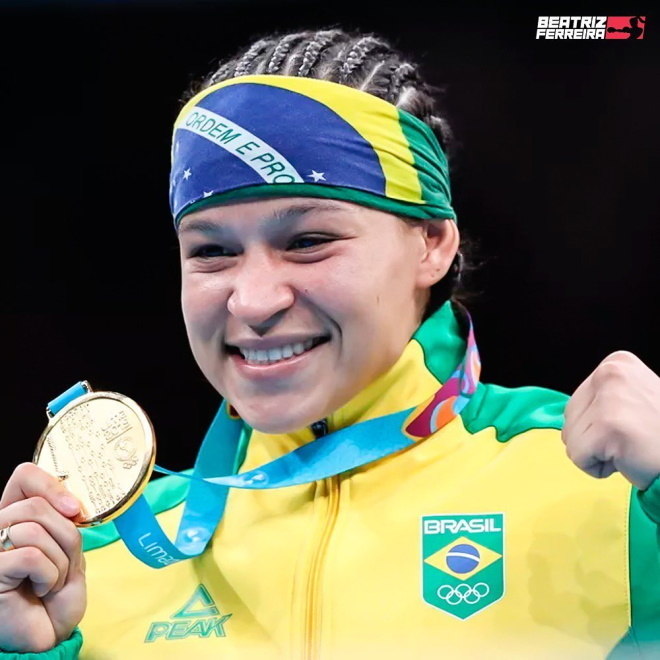 Boxeadora Bia Ferreira é inspiração para meninas e mulheres no