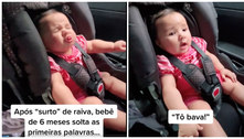 'Tô bava'! Bebê surpreende os pais ao falar primeiras palavras inesperadas: 'Ficamos em choque'