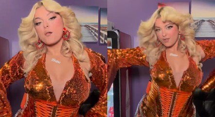 Bebe Rexha em vídeo publicado nas redes sociais