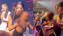 Fã 'joga' bebê no palco durante show de grupo de k-pop 